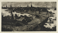 KG 01402
<br/>
Gezicht op Stockholm
<br/>
<em>Bormann, Emma (1887-1974)</em>